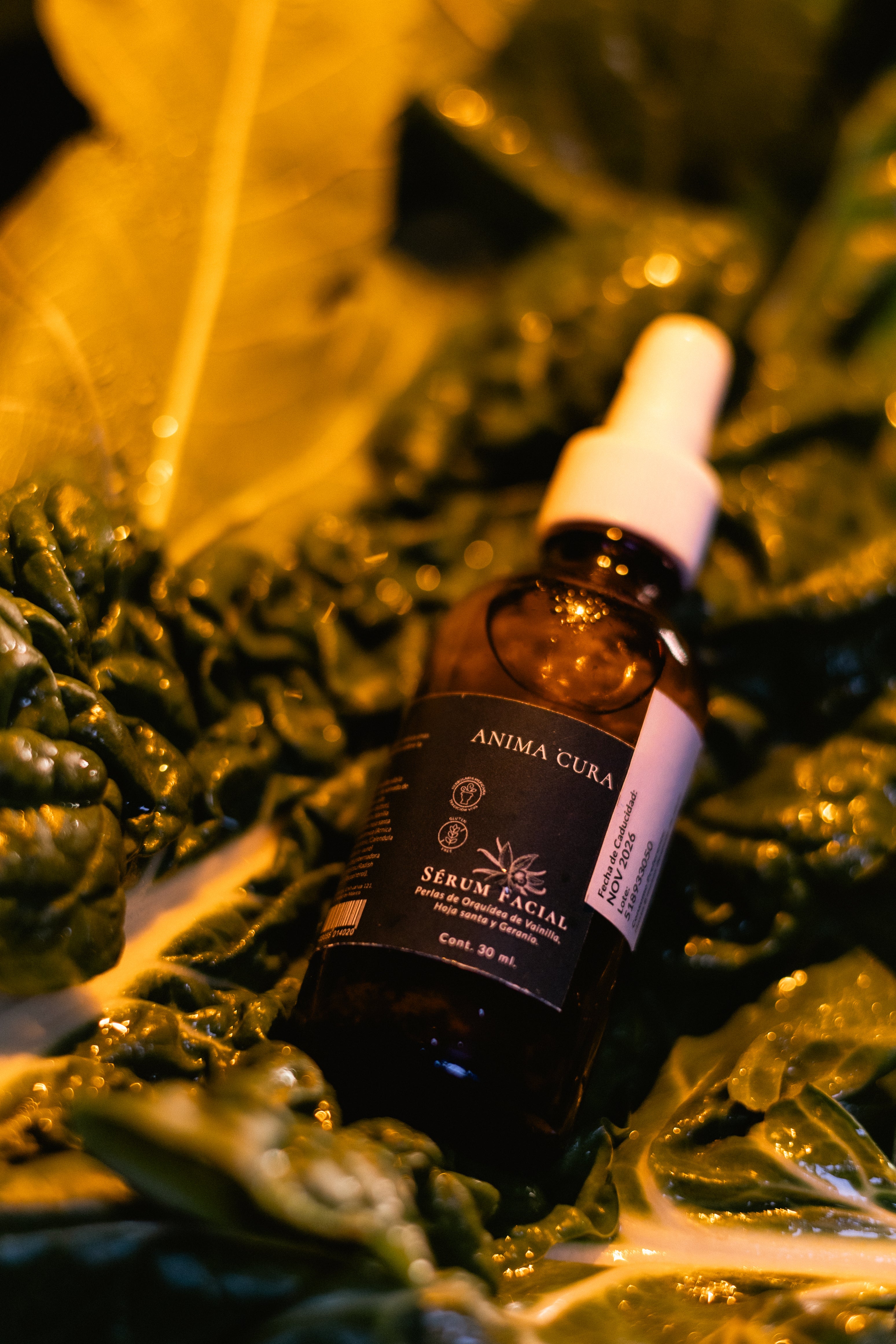 Sérum facial con Perlas de Orquídea de Vainilla