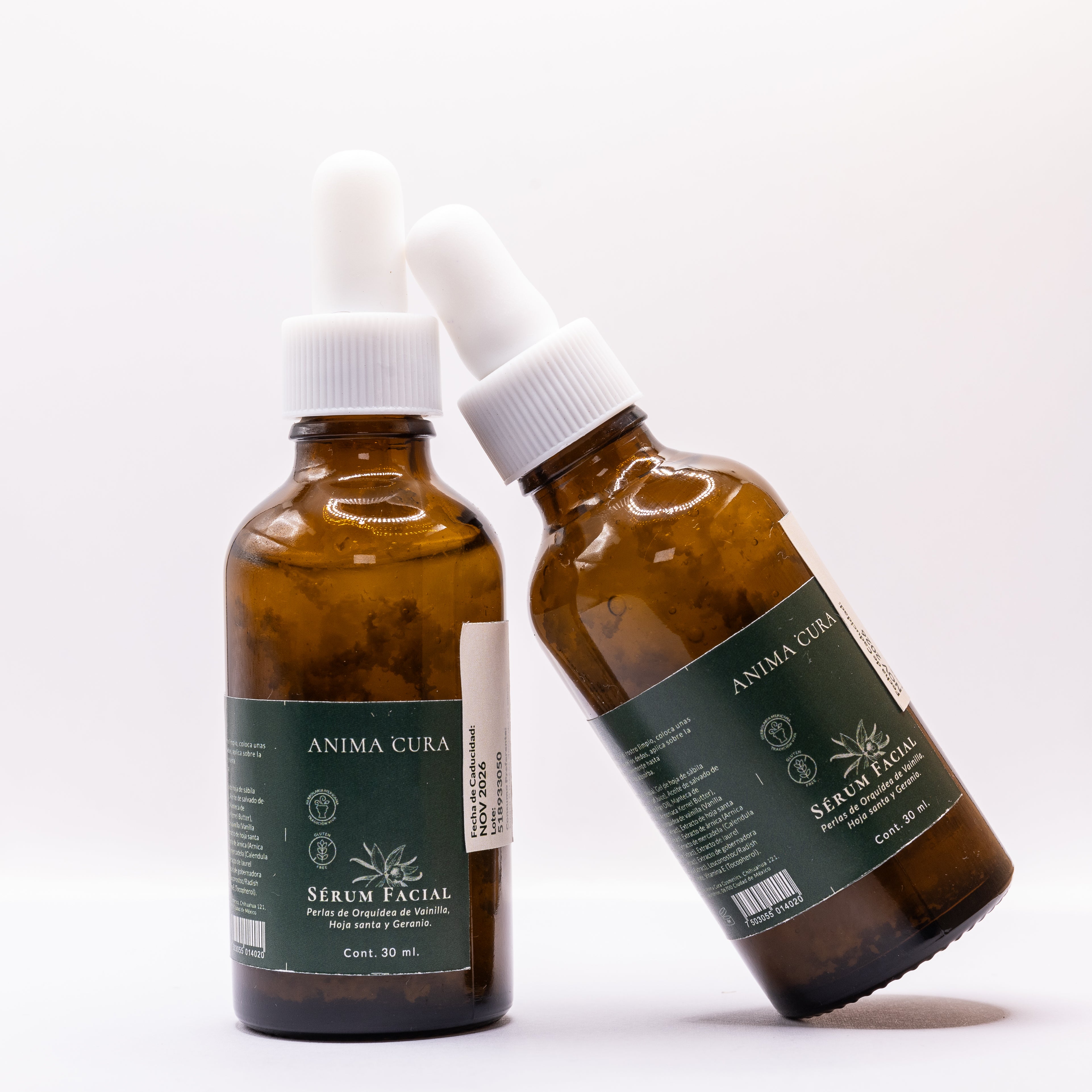 Sérum facial con Perlas de Orquídea de Vainilla